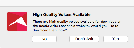 additional text to speech voices for mac sierra
